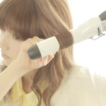 ヘアアイロンスタイリング&前髪ピンカール