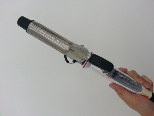 ヘアアイロンスタイリング&前髪ピンカール