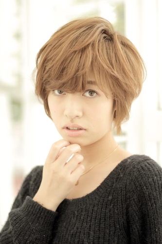 渋谷早紀 しぶやさき 丸顔さん、面長さんでも出来るセットが簡単なショートの髪型【パーマなし・髪質硬め・くせ有】