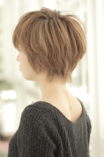 渋谷早紀 しぶやさき 丸顔さん、面長さんでも出来るセットが簡単なショートの髪型【パーマなし・髪質硬め・くせ有】