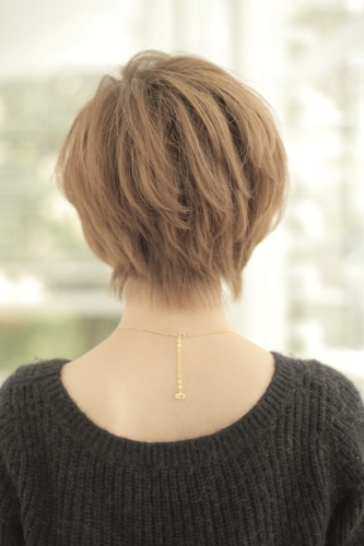 渋谷早紀 しぶやさき 丸顔さん、面長さんでも出来るセットが簡単なショートの髪型【パーマなし・髪質硬め・くせ有】