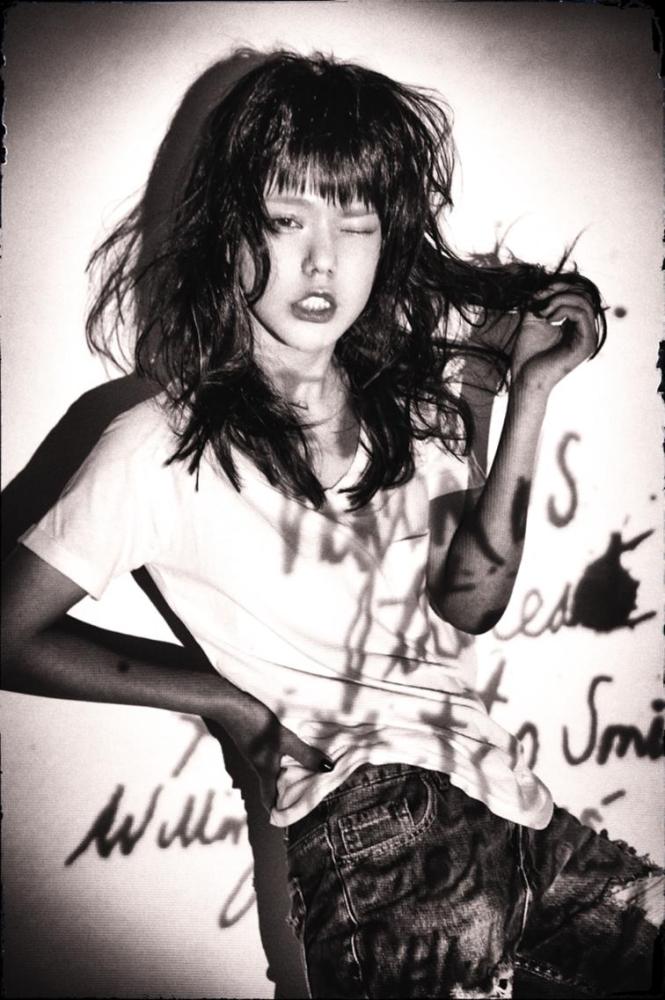 モデル:長澤 メイ × 美容師:若林 紀元(Belle)