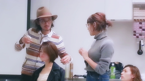 2015年最初の東京ブレンドセミナー Tierra三笠さんのヘアメイク&Zacc増渕さんのメイク(2015・2・15)27