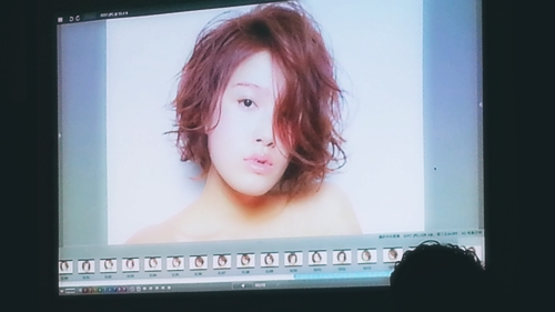 2015年最初の東京ブレンドセミナー Tierra三笠さんのヘアメイク&Zacc増渕さんのメイク(2015・2・15)40