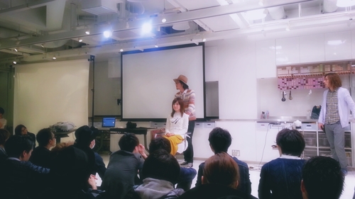 2015年最初の東京ブレンドセミナー Tierra三笠さんのヘアメイク&Zacc増渕さんのメイク(2015・2・15)44