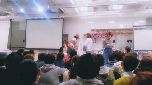 2015年最初の東京ブレンドセミナー Tierra三笠さんのヘアメイク&Zacc増渕さんのメイク(2015・2・15)29