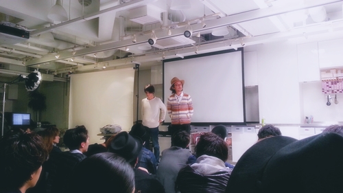 2015年最初の東京ブレンドセミナー Tierra三笠さんのヘアメイク&Zacc増渕さんのメイク(2015・2・15)43