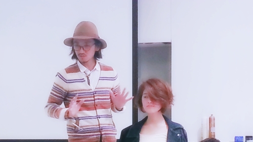 2015年最初の東京ブレンドセミナー Tierra三笠さんのヘアメイク&Zacc増渕さんのメイク(2015・2・15)30