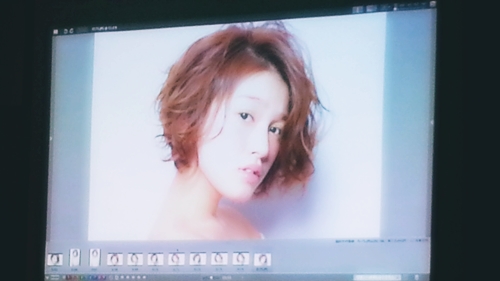 2015年最初の東京ブレンドセミナー Tierra三笠さんのヘアメイク&Zacc増渕さんのメイク(2015・2・15)38