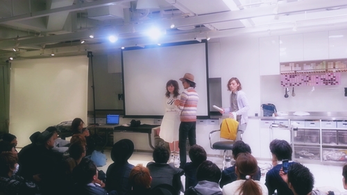 2015年最初の東京ブレンドセミナー Tierra三笠さんのヘアメイク&Zacc増渕さんのメイク(2015・2・15)1