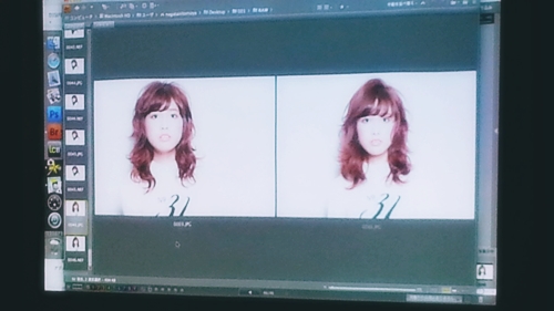 2015年最初の東京ブレンドセミナー Tierra三笠さんのヘアメイク&Zacc増渕さんのメイク(2015・2・15)17