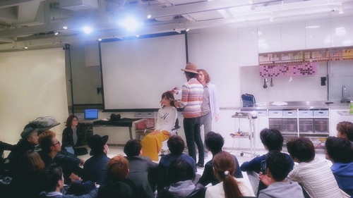 2015年最初の東京ブレンドセミナー Tierra三笠さんのヘアメイク&Zacc増渕さんのメイク(2015・2・15)47