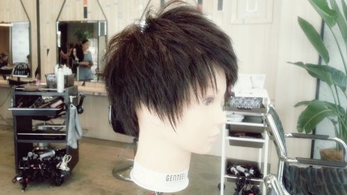 朝練でウィッグカットしたさわやかイケメンズスタイル【黒髪でもカッコよさそう】05