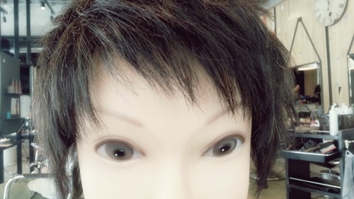 朝練でウィッグカットしたさわやかイケメンズスタイル【黒髪でもカッコよさそう】02