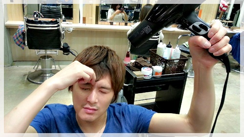 ドライヤーのみで理想の前髪に乾かす方法【4パターン】08