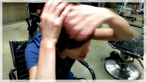 ドライヤーのみで理想の前髪に乾かす方法【4パターン】05