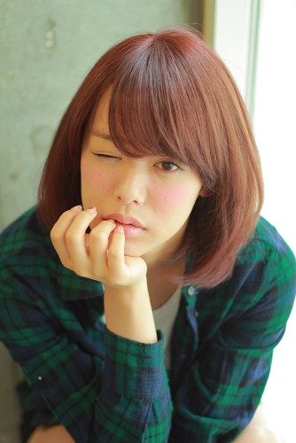 【マルサラブラウン】2015年トレンドカラーを取り入れたSWEET BOB STYLE 宮嶋舞 みやじままい07
