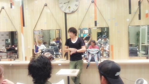 森聡司さんの魂の講習会!お客様に信頼される美容師になれ!01