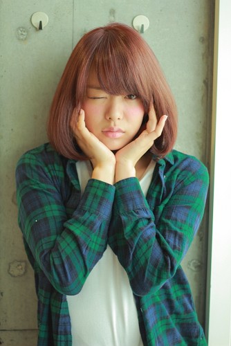 【マルサラブラウン】2015年トレンドカラーを取り入れたSWEET BOB STYLE 宮嶋舞 みやじままい05