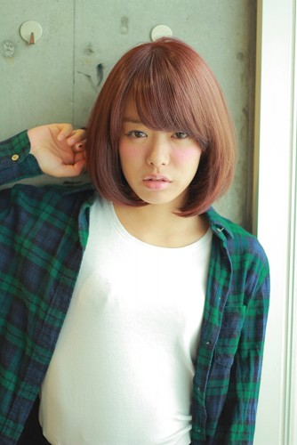 【マルサラブラウン】2015年トレンドカラーを取り入れたSWEET BOB STYLE 宮嶋舞 みやじままい03