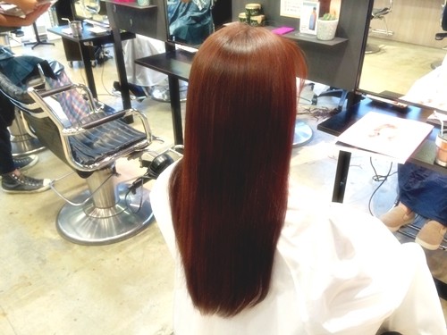 髪色で気分を変えたい☆ファッションに合わせたい☆ガーネットブラウンカラーでイメージチェンジ!00