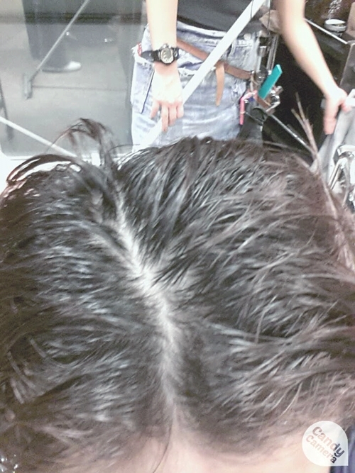 美容師の自分が髪色を【ダークアッシュ】に染めてみました。01