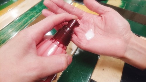 乾かす前の洗い流さないトリートメントは【エルジューダ】がオススメ!!01