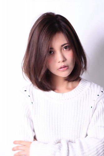 重ためロブスタイル×ショコラブラウンカラー01