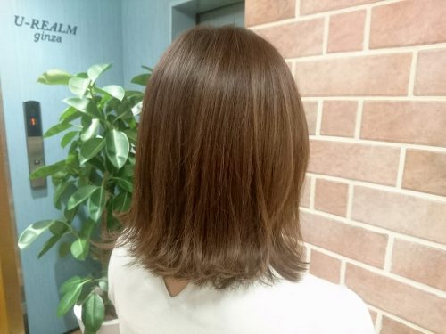 髪がキレイに見えるメルティブラウンカラー ナチュラルハイライト 美容師 谷垣良和オフィシャルブログ U Realm Ginza 銀座の美容室