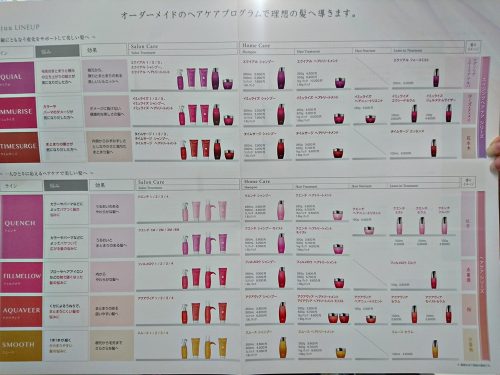 ミルボンのオージュア（シャンプー・トリートメント・アウトバス）が